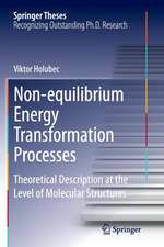 Non-equilibrium Energy Transformation Processes: Theoretical Description at the Level of Molecular Structures