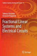 Fractional Linear Systems and Electrical Circuits