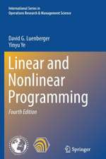 Linear and Nonlinear Programming