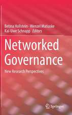 Networked Governance: New Research Perspectives