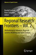 Regional Research Frontiers - Vol. 2: Methodological Advances, Regional Systems Modeling and Open Sciences