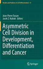 Asymmetric Cell Division in Development, Differentiation and Cancer