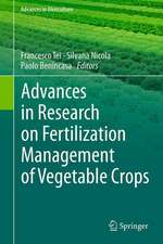 Advances in Research on Fertilization Management of Vegetable Crops