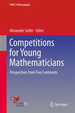 Competitions for Young Mathematicians