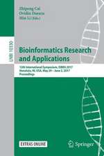 Bioinformatics Research and Applications: 13th International Symposium, ISBRA 2017, Honolulu, HI, USA, May 29 – June 2, 2017, Proceedings