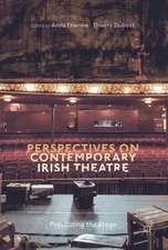 Perspectives on Contemporary Irish Theatre: Populating the Stage