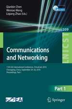 Communications and Networking: 11th EAI International Conference, ChinaCom 2016, Chongqing, China, September 24-26, 2016, Proceedings, Part I