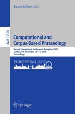 Computational and Corpus-Based Phraseology: Second International Conference, Europhras 2017, London, UK, November 13-14, 2017, Proceedings