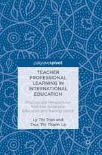 Teacher Professional Learning in International Education: Practice and Perspectives from the Vocational Education and Training Sector