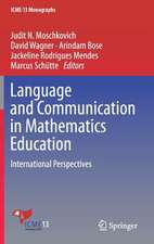 Language and Communication in Mathematics Education: International Perspectives