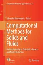 Computational Methods for Solids and Fluids: Multiscale Analysis, Probability Aspects and Model Reduction