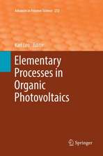 Elementary Processes in Organic Photovoltaics