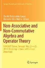 Non-Associative and Non-Commutative Algebra and Operator Theory: NANCAOT, Dakar, Senegal, May 23–25, 2014: Workshop in Honor of Professor Amin Kaidi