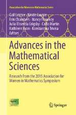 Advances in the Mathematical Sciences: Research from the 2015 Association for Women in Mathematics Symposium