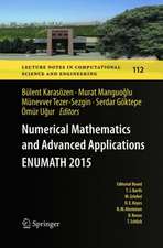 Numerical Mathematics and Advanced Applications ENUMATH 2015