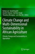 Climate Change and Multi-Dimensional Sustainability in African Agriculture: Climate Change and Sustainability in Agriculture