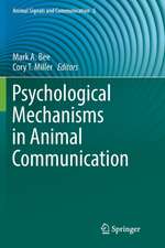 Psychological Mechanisms in Animal Communication