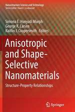 Anisotropic and Shape-Selective Nanomaterials: Structure-Property Relationships