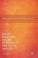 Essays Reflecting the Art of Political and Social Analysis