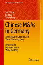 Chinese M&As in Germany: An Integration Oriented and Value Enhancing Story