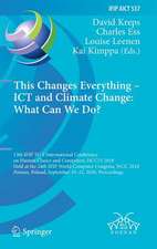 This Changes Everything – ICT and Climate Change: What Can We Do?: 13th IFIP TC 9 International Conference on Human Choice and Computers, HCC13 2018, Held at the 24th IFIP World Computer Congress, WCC 2018, Poznan, Poland, September 19–21, 2018, Proceedings