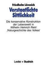 Verstaatlichte Sittlichkeit