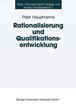 Rationalisierung und Qualifikationsentwicklung: Eine empirische Analyse im deutschen Maschinenbau