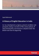 A History of English Education in India