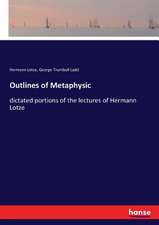 Outlines of Metaphysic