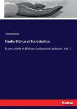 Studia Biblica et Ecclesiastica