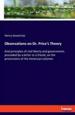 Observations on Dr. Price's Theory