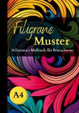 Schwarzes Malbuch für Erwachsene ¿Filigrane Muster¿