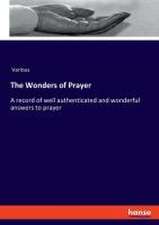 The Wonders of Prayer