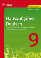 Hausaufgaben Deutsch Klasse 9