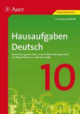 Hausaufgaben Deutsch Klasse 10