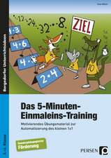 Das 5-Minuten-Einmaleins-Training. SoPäd 3. bis 6. Klasse