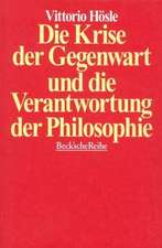 Die Krise der Gegenwart und die Verantwortung der Philosophie