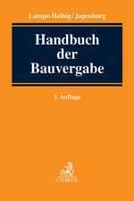 Handbuch der Bauvergabe