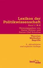 Lexikon der Politikwissenschaft 2 / N-Z