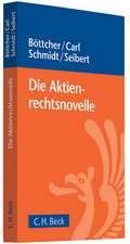 Die Aktienrechtsnovelle