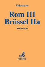 Brüssel IIa Rom III