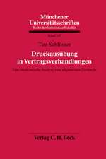 Druckausübung in Vertragsverhandlungen