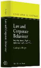 Law and Corporate Behaviour