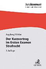 Der Kurzvortrag im Ersten Examen - Strafrecht