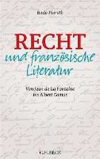 Recht und französische Literatur