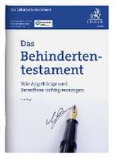 Das Behindertentestament