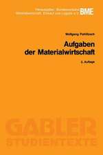 Aufgaben der Materialwirtschaft