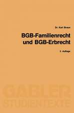 BGB-Familienrecht und BGB-Erbrecht