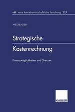 Strategische Kostenrechnung: Einsatzmöglichkeiten und Grenzen