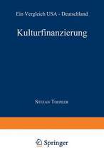 Kulturfinanzierung: Ein Vergleich USA — Deutschland